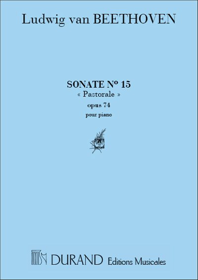 L. v. Beethoven: Sonate En Re Majeur Op 28 N 15 (Pasto, Klav