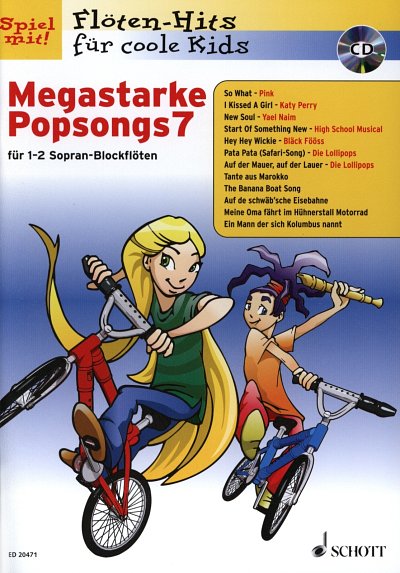 U. Bye: Megastarke Popsongs 7, 1-2Sbfl (+CD)