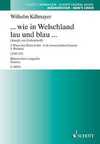 W. Killmayer: ... wie in Welschland lau und blau ...