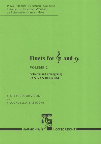 J. van Beekum: Duets for treble and bass, Vl/FlObVcFg (Sppa)