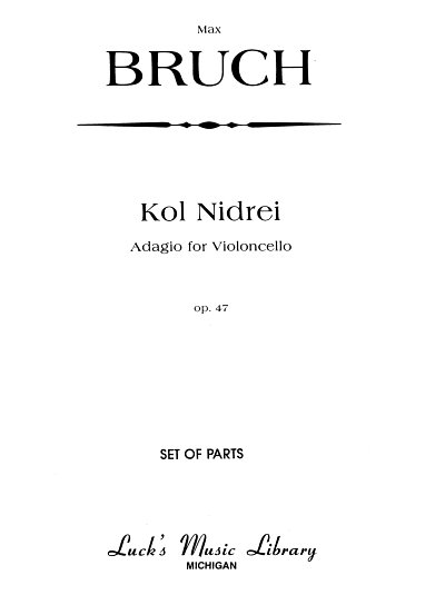 AQ: M. Bruch: Kol Nidrei op. 47, VcOrch (Stsatz) (B-Ware)
