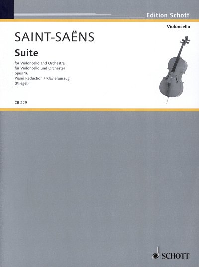 C. Saint-Saens: Suite Op 16 - Vc Orch