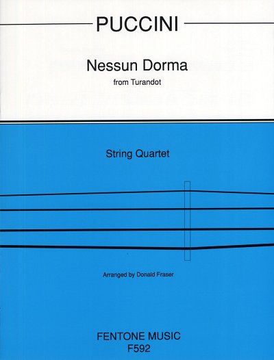 G. Puccini: Nessun Dorma from 'Turandot', 2VlVaVc (Pa+St)