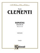 M. Clementi y otros.: Clementi: Piano Sonatas (Volume III)