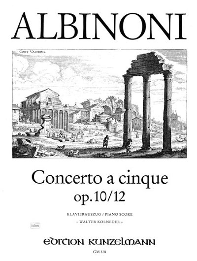 T. Albinoni: Concerto a cinque B-Dur op. 10/1, VlKlav (KASt)