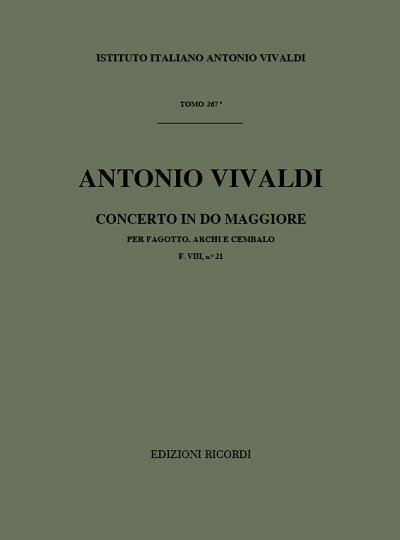 Concerto C-major RV 475 (Part.)