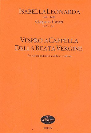 I. Leonarda: Vespro a cappella della Beat., gemischter Chor,