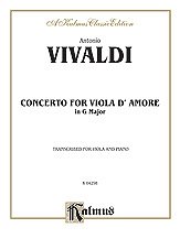 DL: A. Vivaldi: Vivaldi: Concerto for Viola d', VaKlv (Klavp