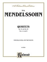 F. Mendelssohn Bartholdy y otros.: String Quartets, Op. 12; Op. 44, Nos. 1, 2 & 3