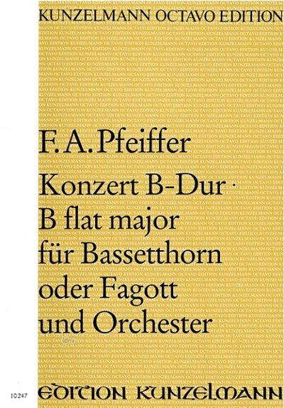 P.F. Anton: Konzert Bassettorn (Part.)