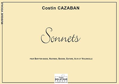 CAZABAN Costin: Sonnets für  Bass-Bariton, Oboe, Fagott, Git