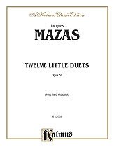 Jacques Mazas, Mazas, Jacques: Mazas: Twelve Little Duets, Op. 38