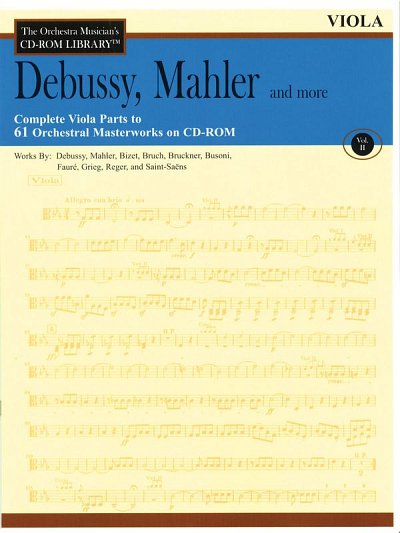 C. Debussy: Debussy, Mahler and More - Volume 2, Va (CD-ROM)