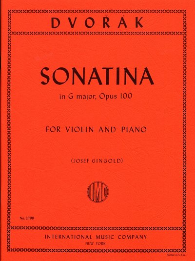 A. Dvo_ák: Sonatina Op.100 (Gingold), VlKlav (KlavpaSt)