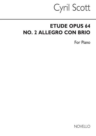 C. Scott: Etude Op.64 No.2 - Allegro Con Brio for Pian, Klav