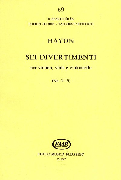 J. Haydn: 6 Divertimenti 1-3, VlVlaVc (Stp)