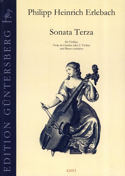 P.H. Erlebach: Sonata Terza A-Dur, VlVdgBc (Pa+St)