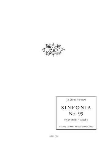 J. Haydn: Sinfonia Nr. 99 Es-Dur Hob. I:99 , Sinfo (Part.)