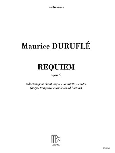 M. Duruflé: Requiem op. 9, GesGchStroOr (KB)