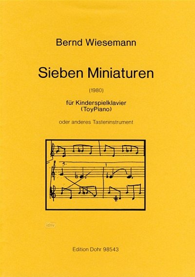 B. Wiesemann: Sieben Miniaturen (Part.)
