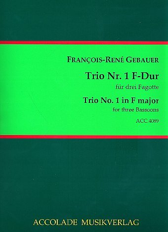 F.R. Gebauer: Trio 1 F-Dur