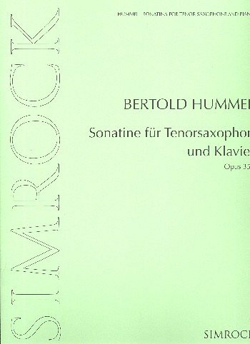 B. Hummel: Sonatine op. 35e, TsaxKlv (KlavpaSt)
