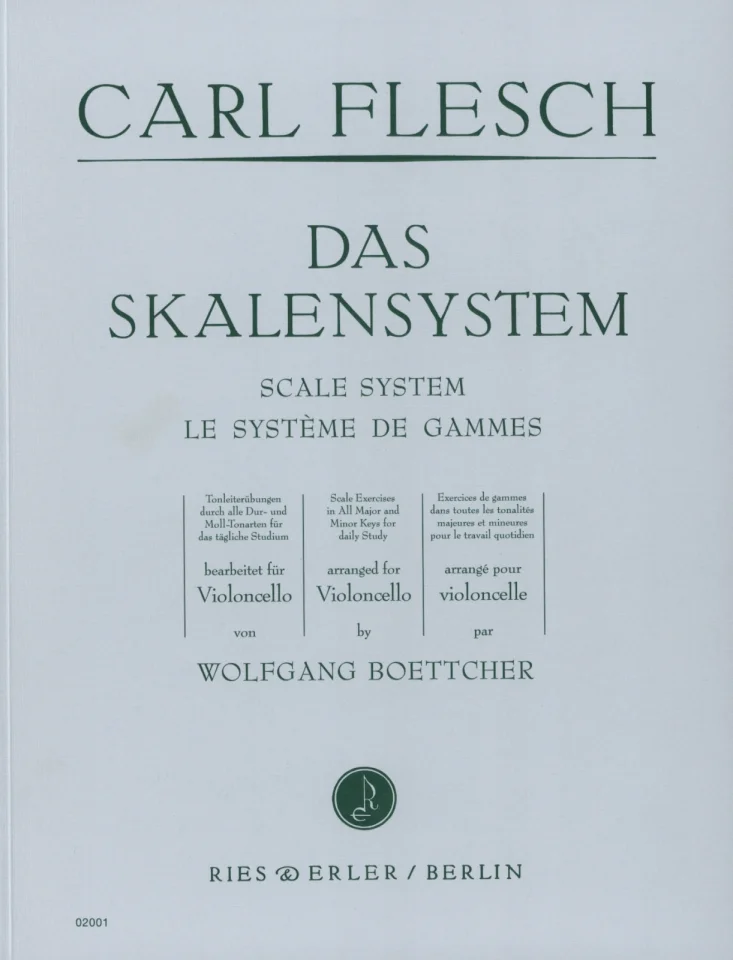 C. Flesch: Das Skalensystem für Violoncello, Vc (0)