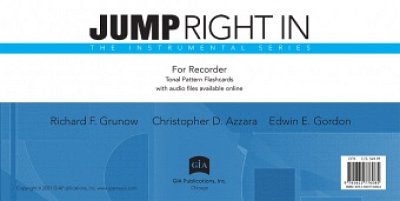 R.F. Grunow i inni: Jump Right In: Recorder - Tonal Pattern Flashcards
