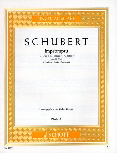 F. Schubert: Impromptu op. 90 D 899 , Klav