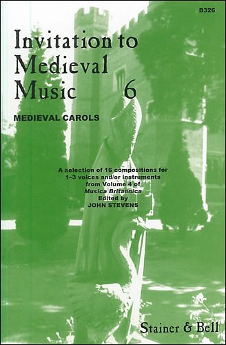 J. Stevens: Invitation to Medieval Musi, 1-3Ges/Instr (Part)