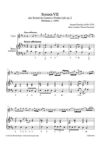 DL: A. Veracini: Sonata VII, VlBc