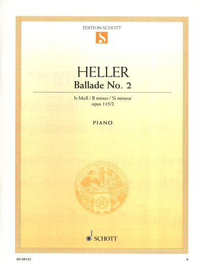 S. Heller: Ballade No. 2 h-Moll op. 115 , Klav