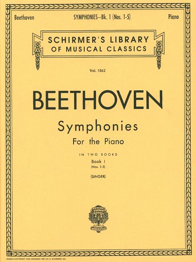 L. v. Beethoven: Symphonies 1, Klav