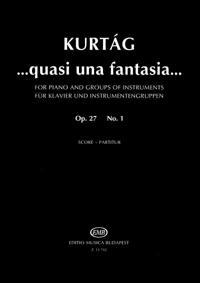G. Kurtág: ...quasi una fantasia... op. 2, Klv;Instr (Part.)
