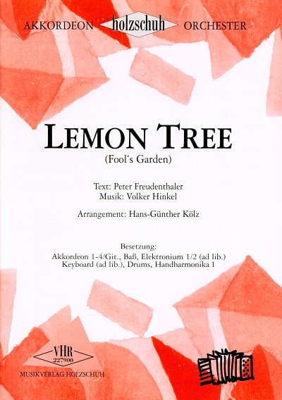 Fool's Garden: Lemon Tree, AkkOrch (Part.)