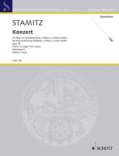 DL: C. Stamitz: Konzert G-Dur (Part.)
