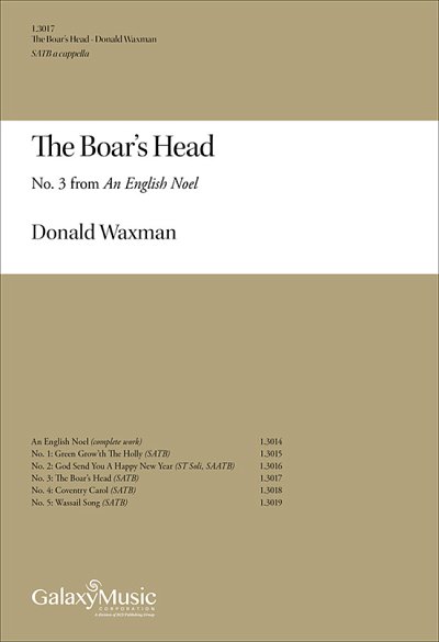 An English Noel: The Boar's Head, Gch;Klav (Chpa)