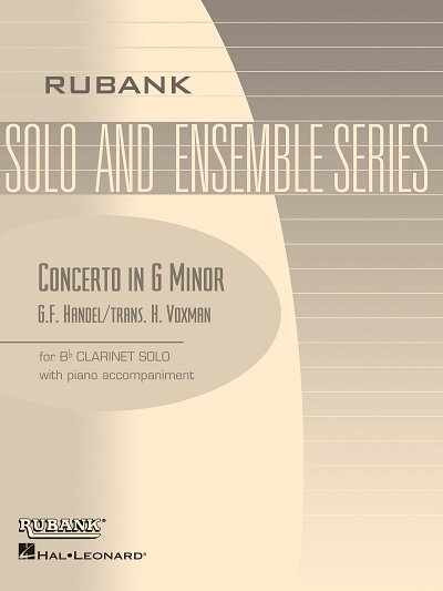 G.F. Händel: Concerto in G Minor, KlarKlv (Bu)