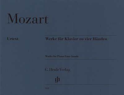 W.A. Mozart: Werke für Klavier zu vier Händen, Klav4m (Sppa)