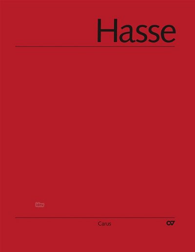 J.A. Hasse: Litaneien und Tantum ergo. Hasse-Werkausgabe IV/2