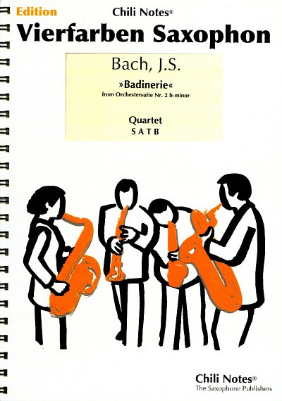 AQ: J.S. Bach: Badinerie, 4Sax (Pa+St) (B-Ware)