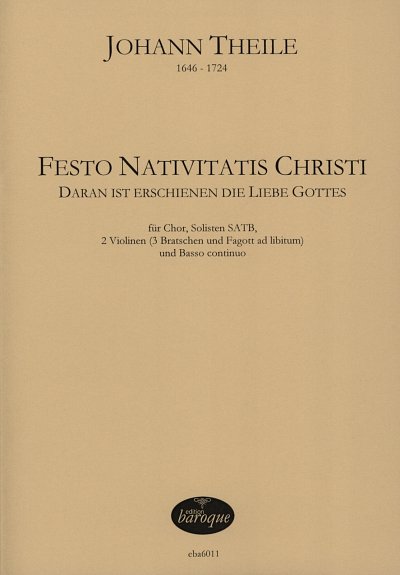 Festo Nativitatis Christi für Soli, (Part.)