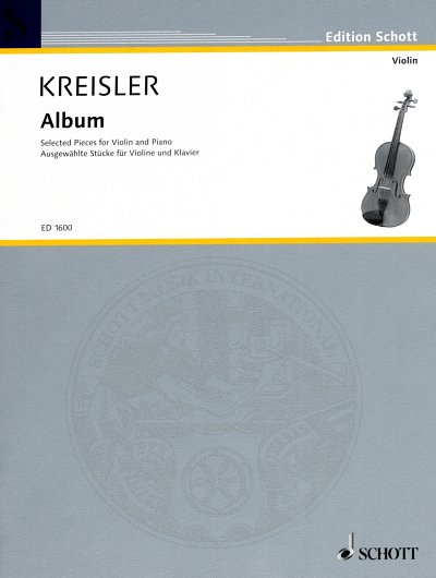 F. Kreisler: Album, VlKlav (KlavpaSt)