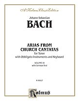 Bach: Tenor Arias, Volume III (German)