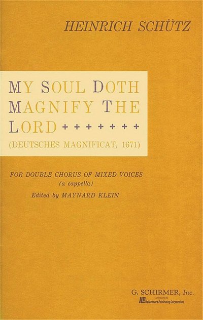 My Soul Doth Magnify the Lord, GchKlav (Chpa)