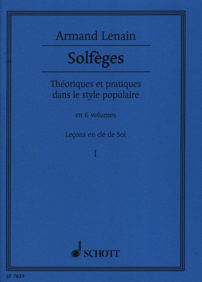 L. Armand: Solfèges Band 1, GesKlav