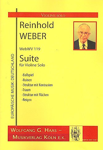 Weber Reinhold: Suite Webwv 119 (1965)