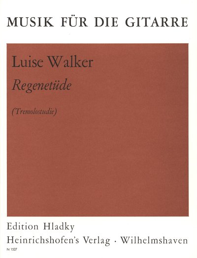 Walker Luise: Regenetuede (Tremolostudie)