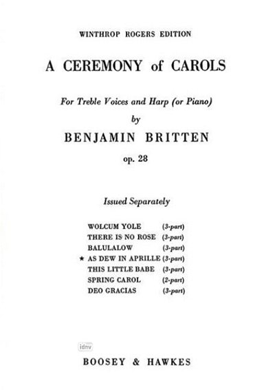 B. Britten: As Dew In Aprille