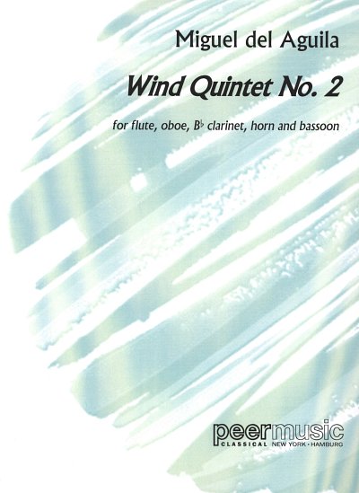 AQ: M. del Aguila: Wind Quintet No. 2, 5Bl (Part.) (B-Ware)